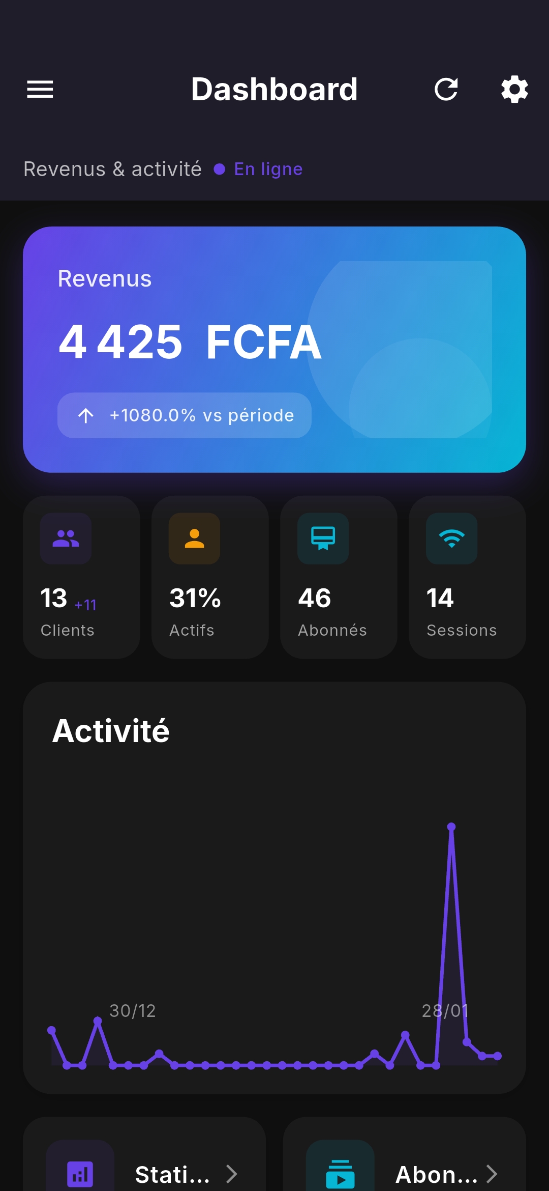 App Partenaire WIFI AFRIK